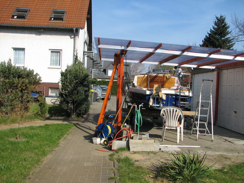 untern Schleppdach