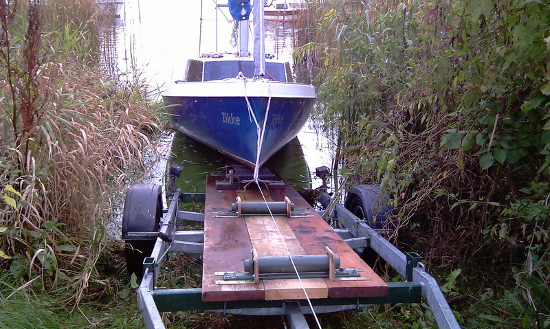 Boot wird eingeholt